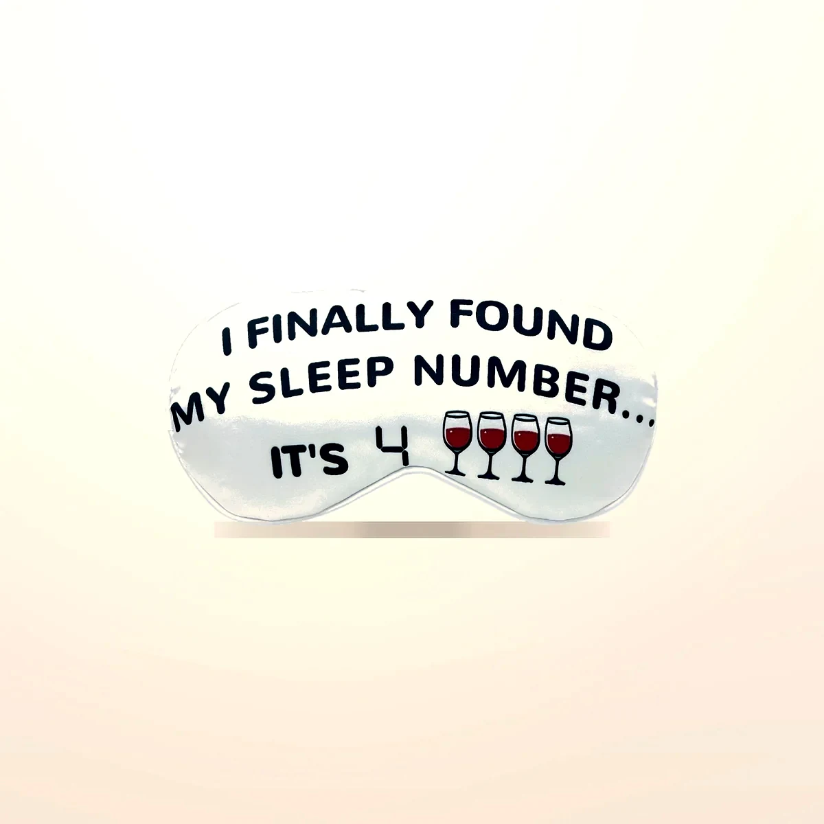 Funny Wine Lover Sleep Mask — product photo