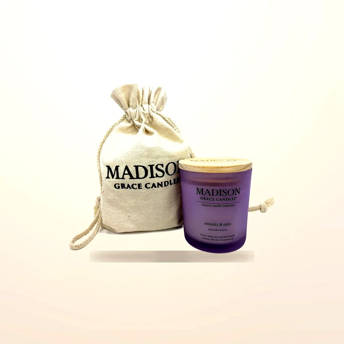 Lavender Soy Candle — product photo